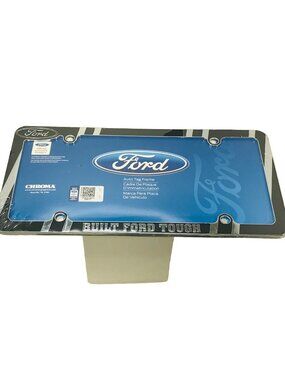 Chroma Ford Auto Tag Frame Built Ford Tough Single New In Package